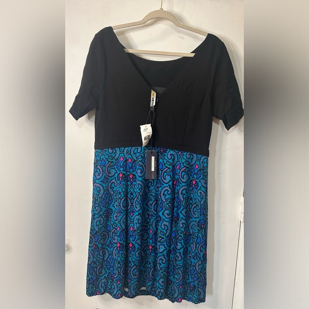 Nwt- Plenty by Tracy Reese 8 Floral Fleur Print Dress Pleated Anthropologie -14 - Picture 4 of 7